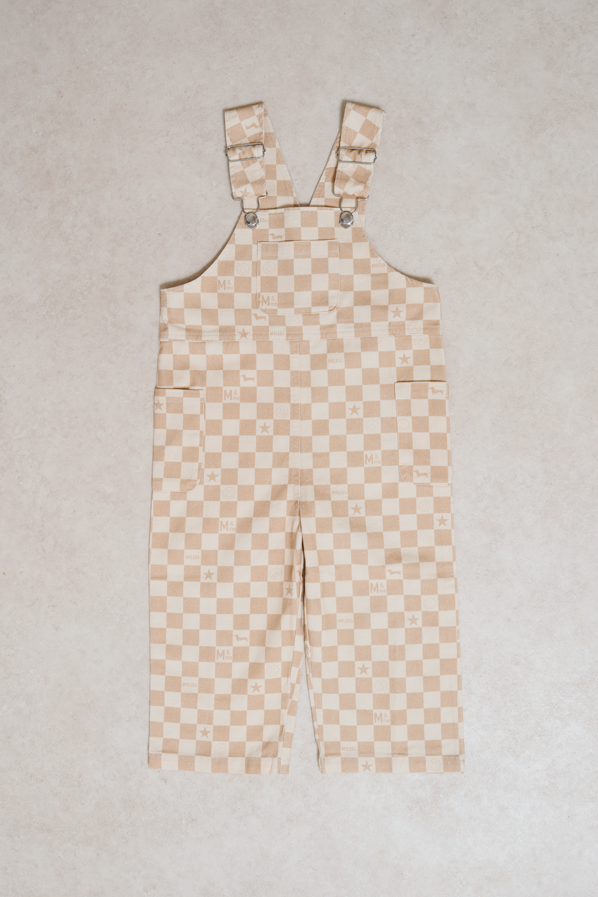 Willow Sands Check Dungarees