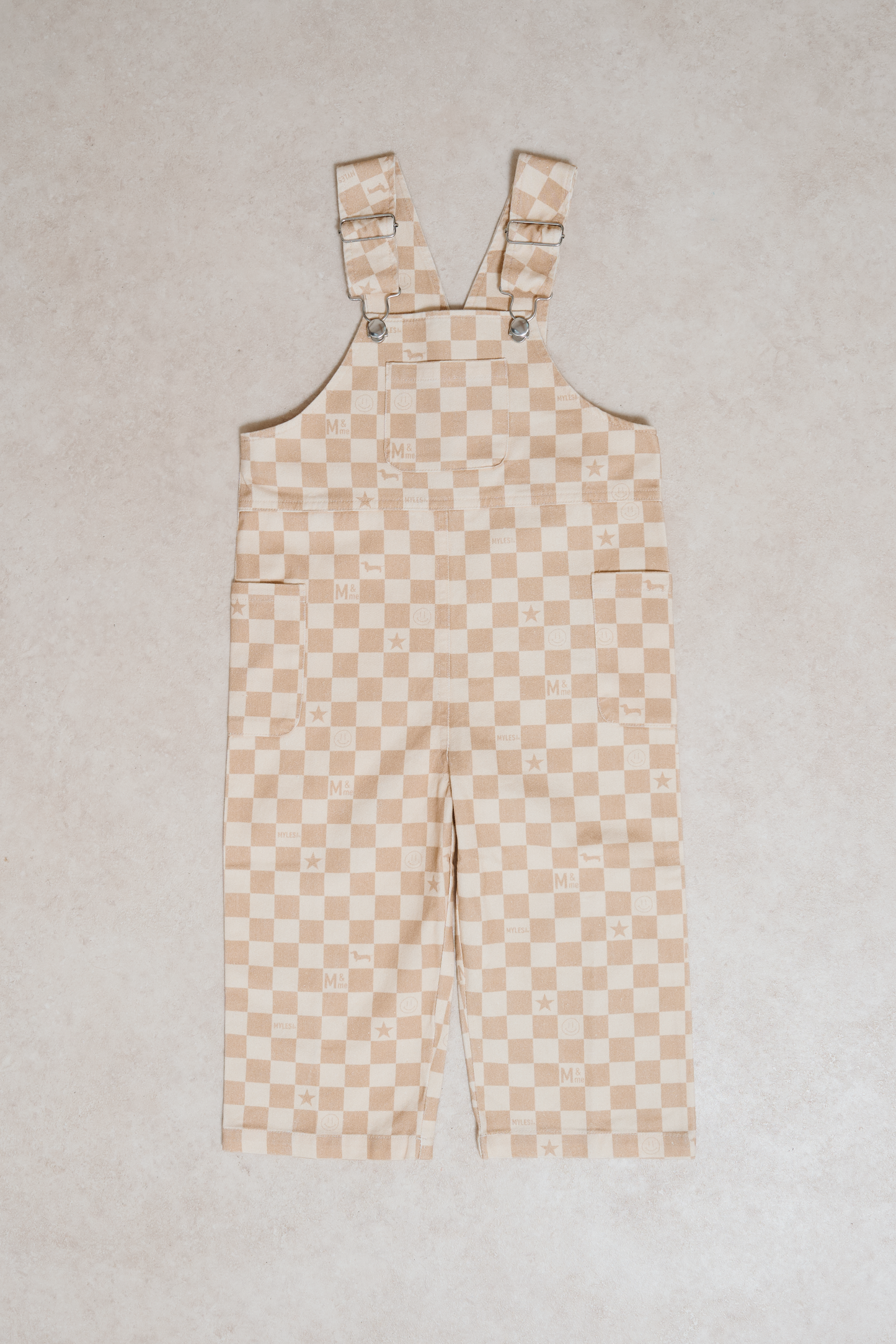 Willow Sands Check Dungarees
