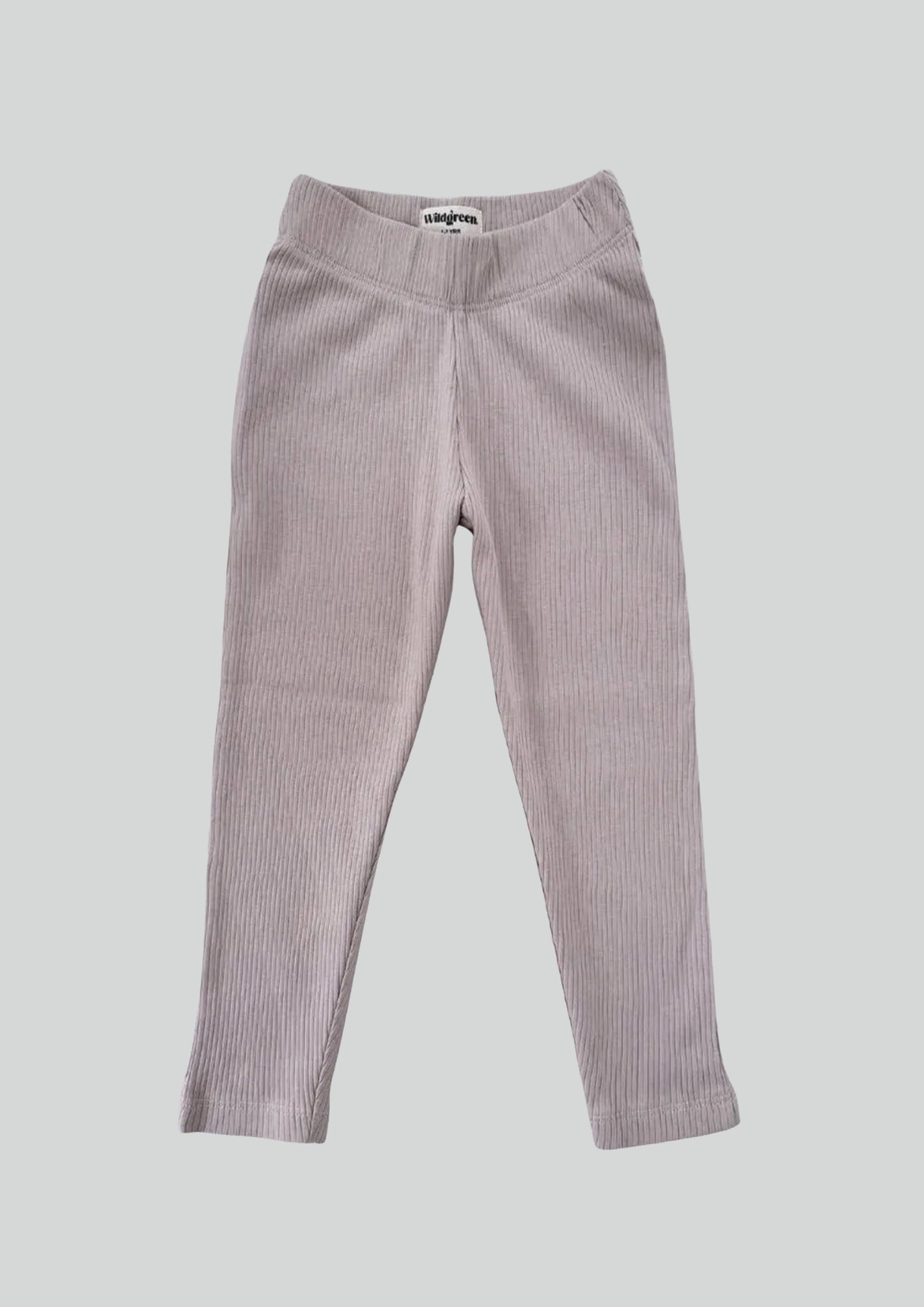 Neutral Ribbed Leggings