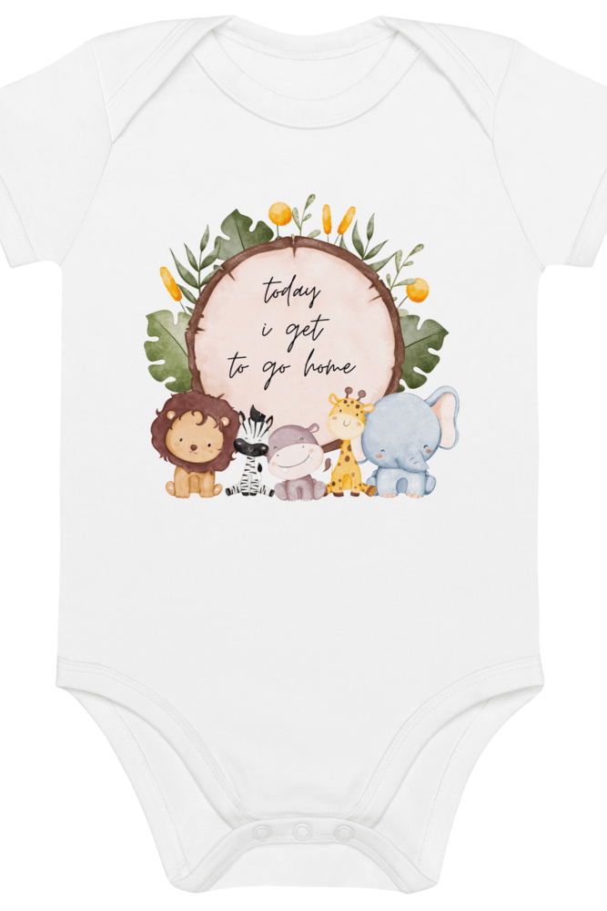 Today I Get To Go Home Safari Drum (Bodysuit) - Cozy Crew Club