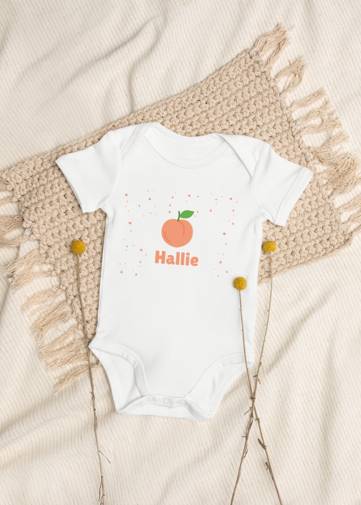 Personalised Bodysuit in Pink
