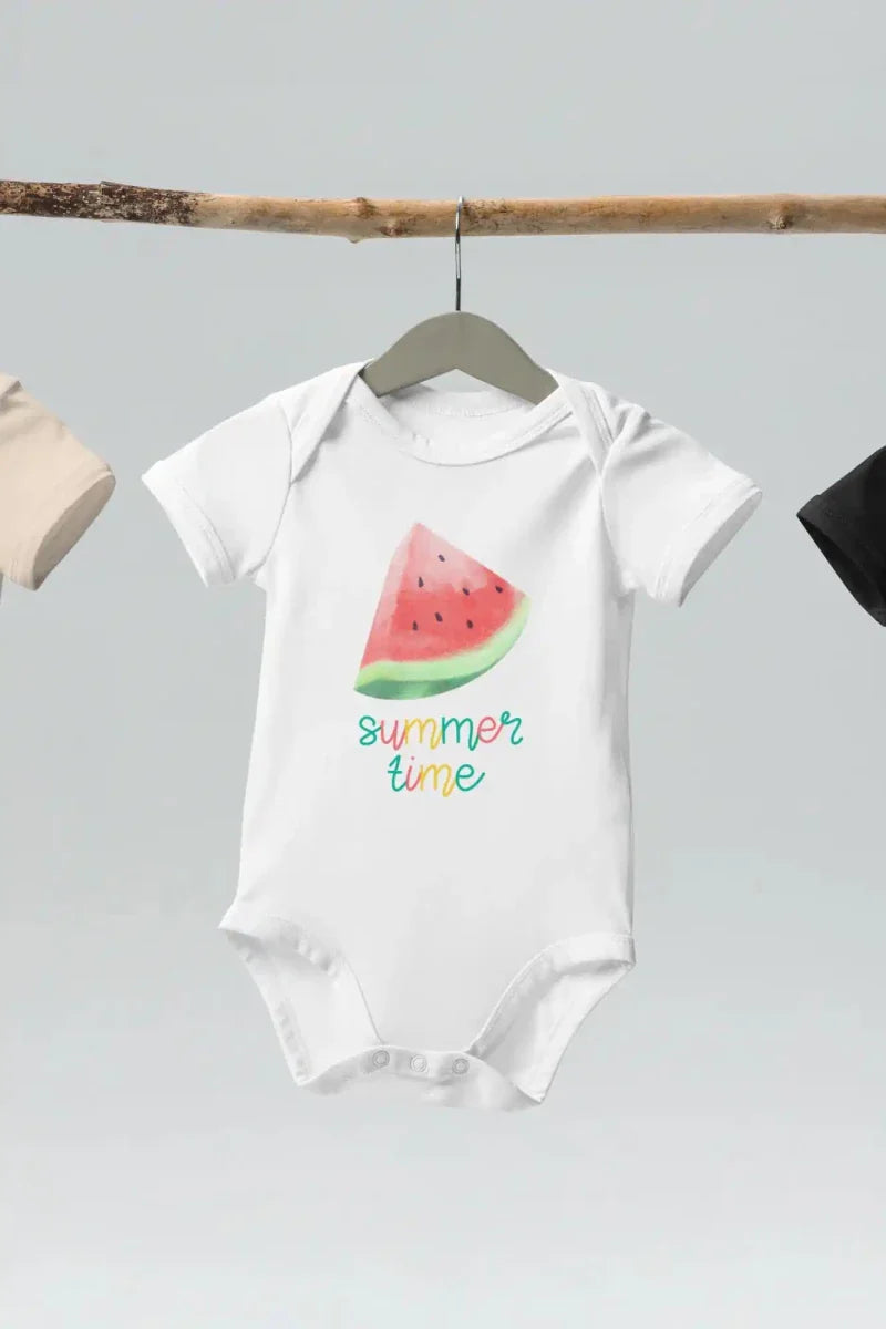 Watermelon Summertime Bodysuit - Cozy Crew Club