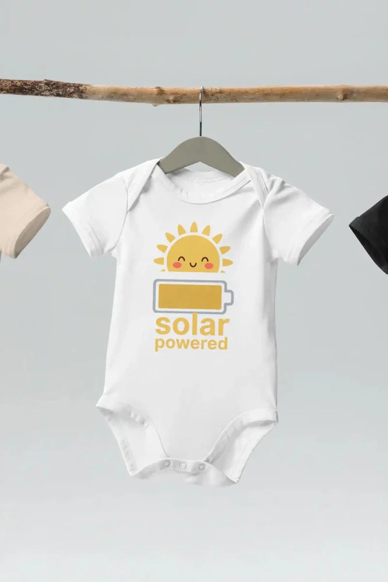 Solar Powered Bodysuit in White - Cozy Crew Club