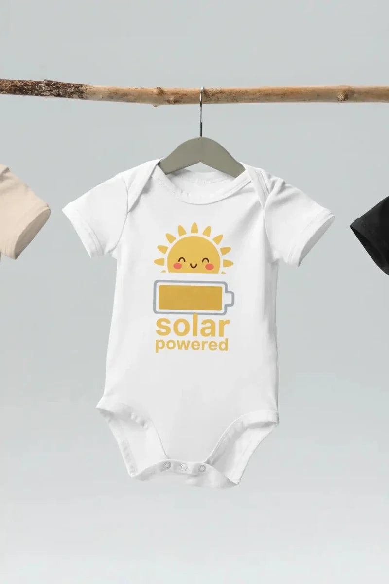 Solar Powered Bodysuit in White - Cozy Crew Club