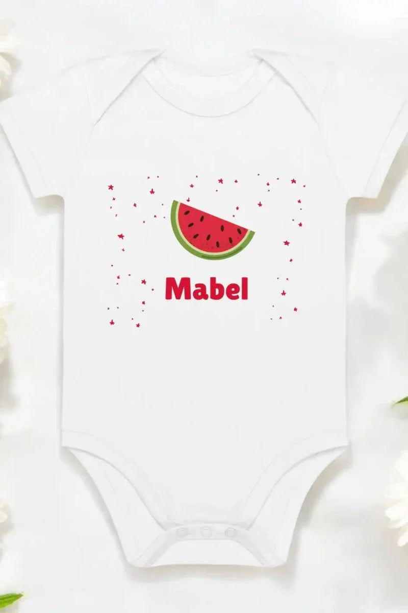 Watermelon Personalised Bodysuit - Cozy Crew Club