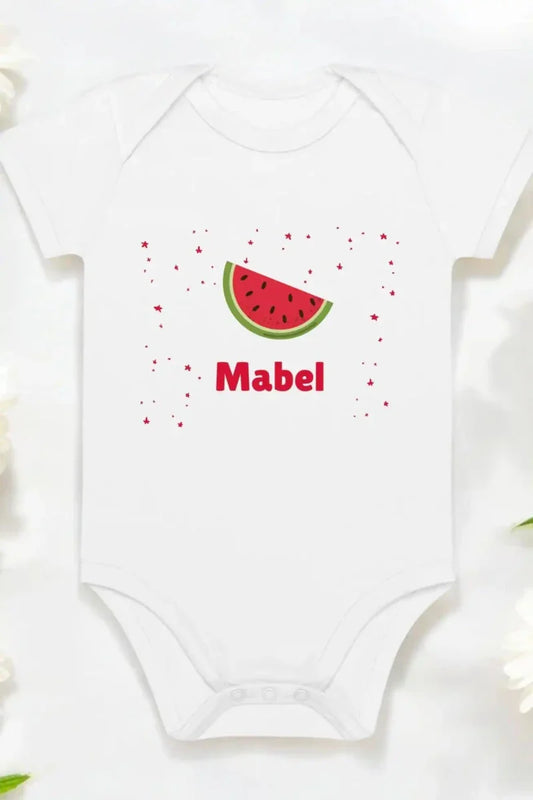 Watermelon Personalised Bodysuit - Cozy Crew Club