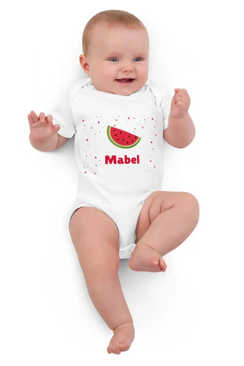 Watermelon Personalised Bodysuit - Cozy Crew Club