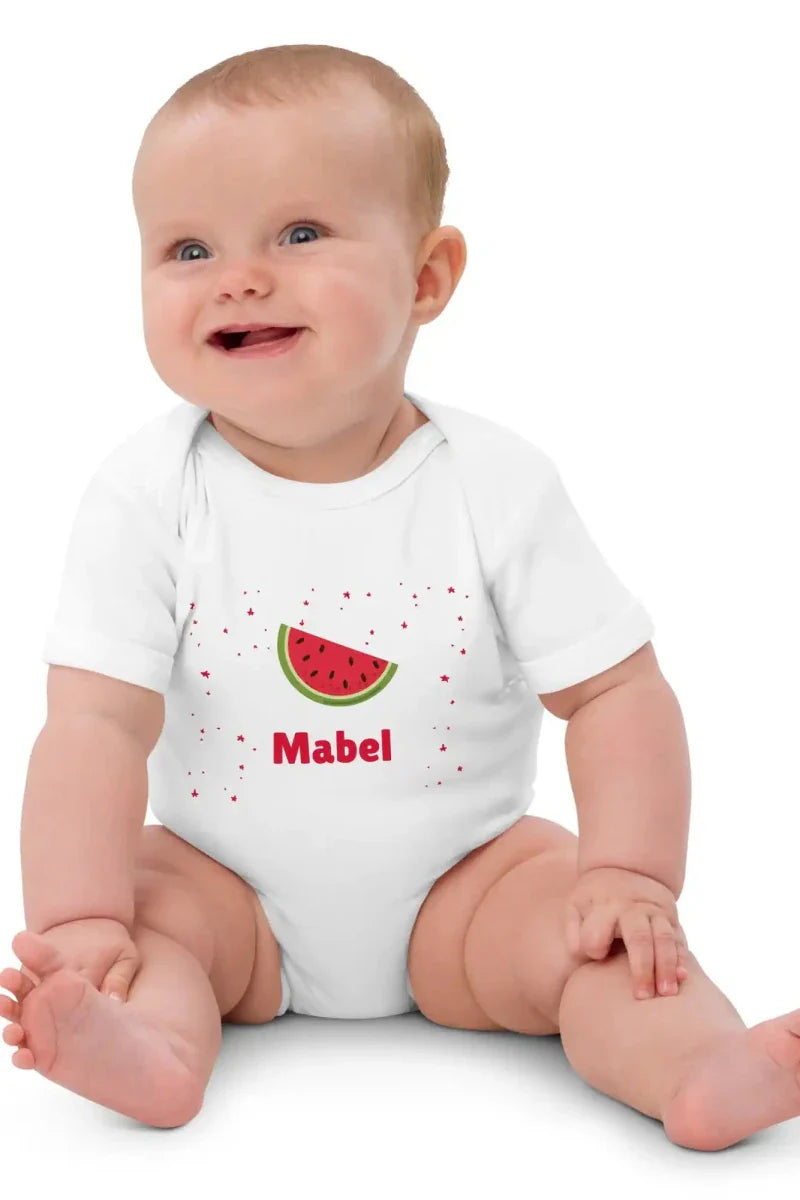 Watermelon Personalised Bodysuit - Cozy Crew Club
