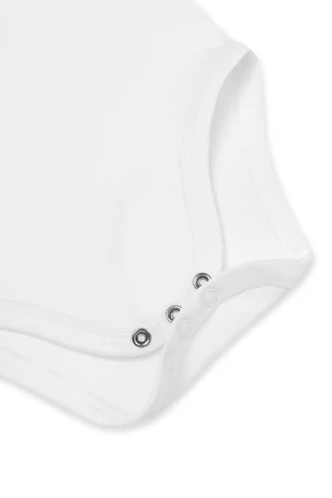 Hello World Bodysuit White 100% Cotton - Cozy Crew Club