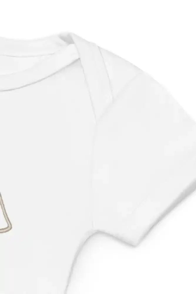Bunny Initial (Personalised Embroidered Bunny Bodysuit) - Cozy Crew Club