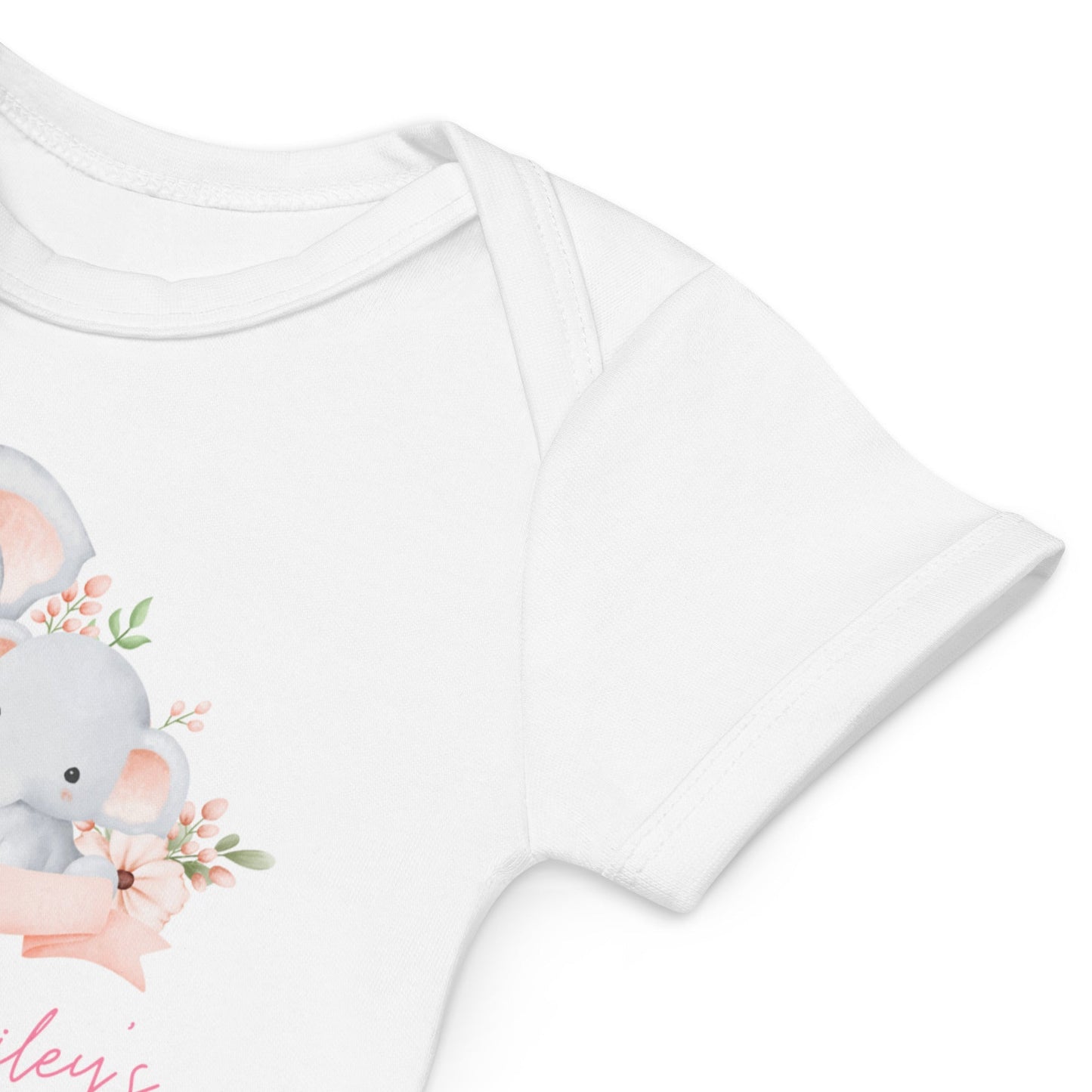 Elephant 1st Mother's Day 2026 Personalised Bodysuit