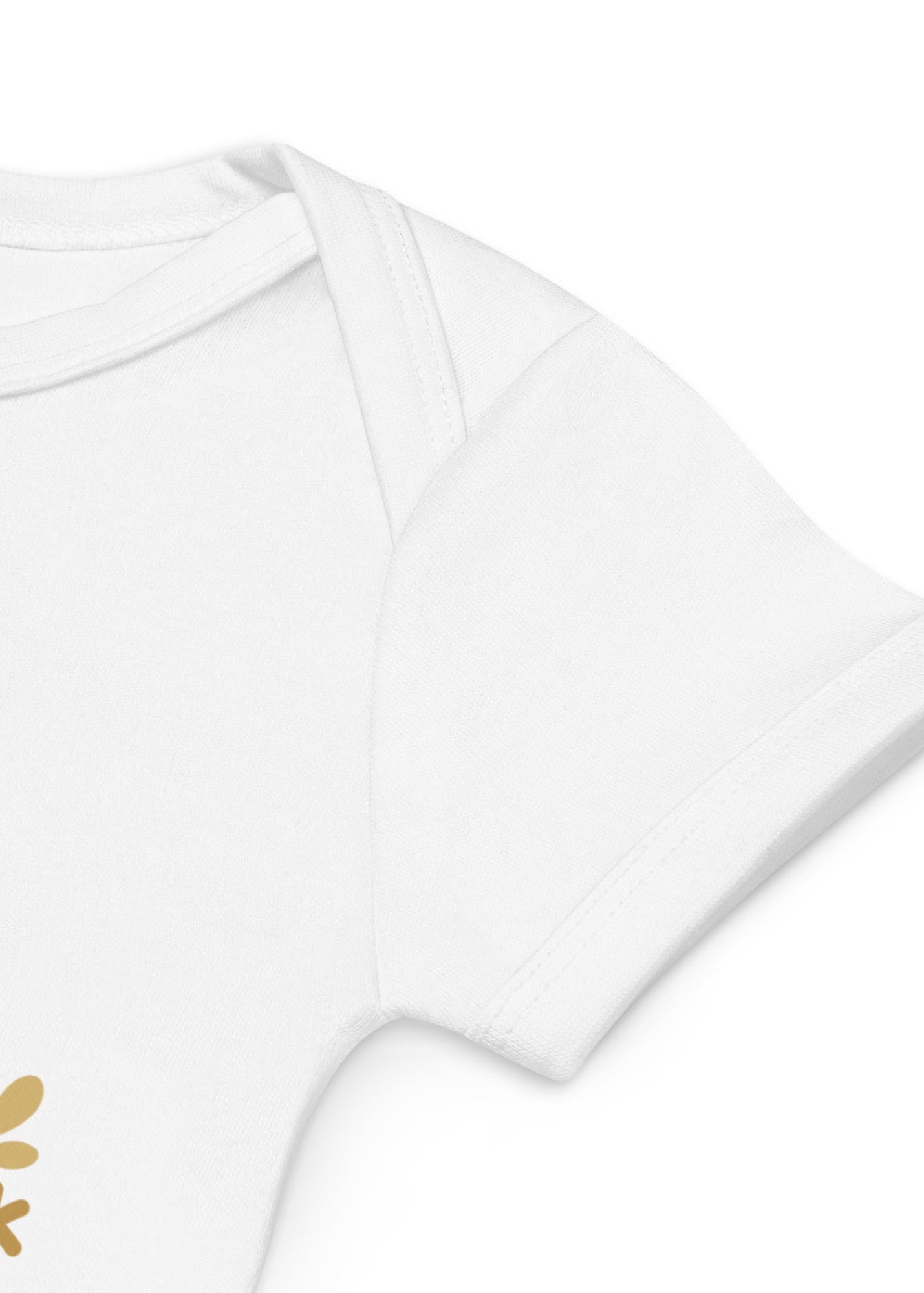 Eid Mubarak Golden Cresecent Bodysuit in Yellow