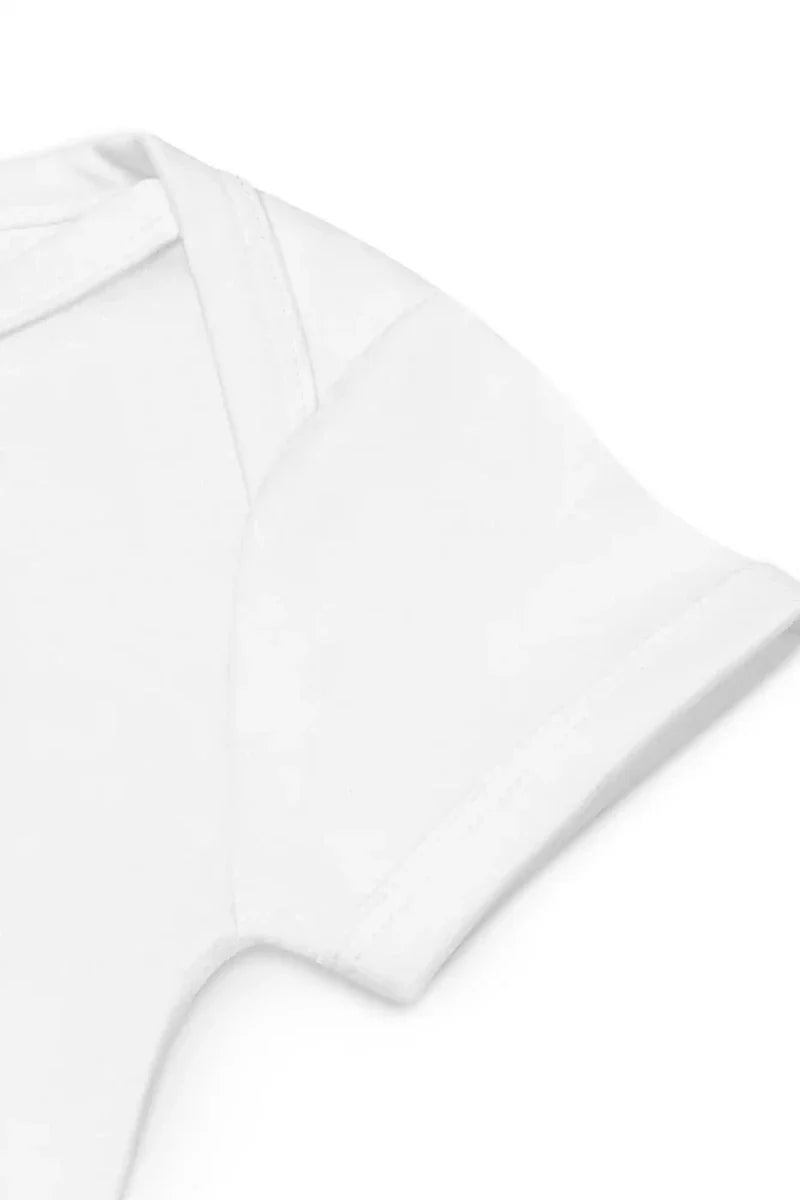 Summer Adventures Bodysuit in White - Cozy Crew Club