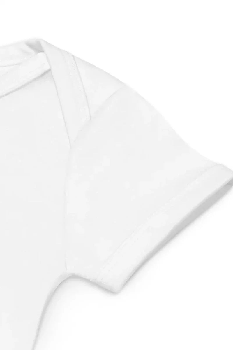 Solar Powered Bodysuit in White - Cozy Crew Club