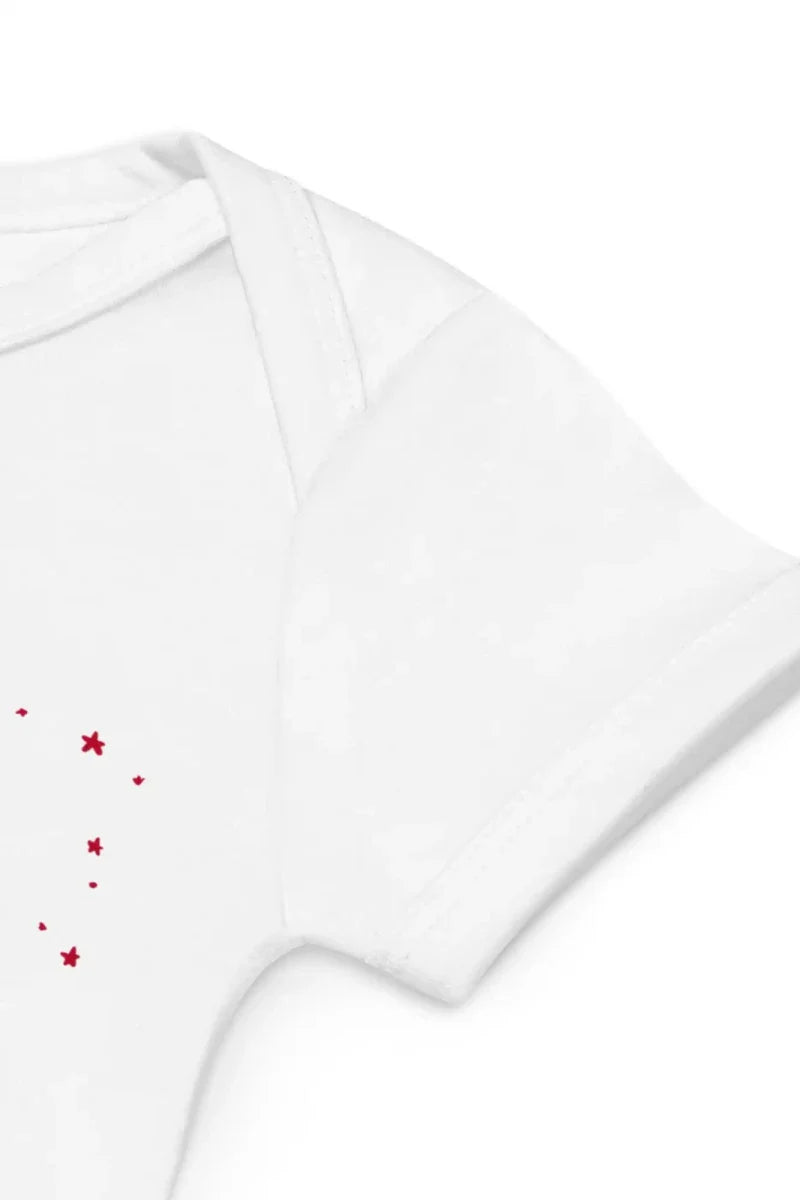 Cherry Personalised Bodysuit in White - Cozy Crew Club