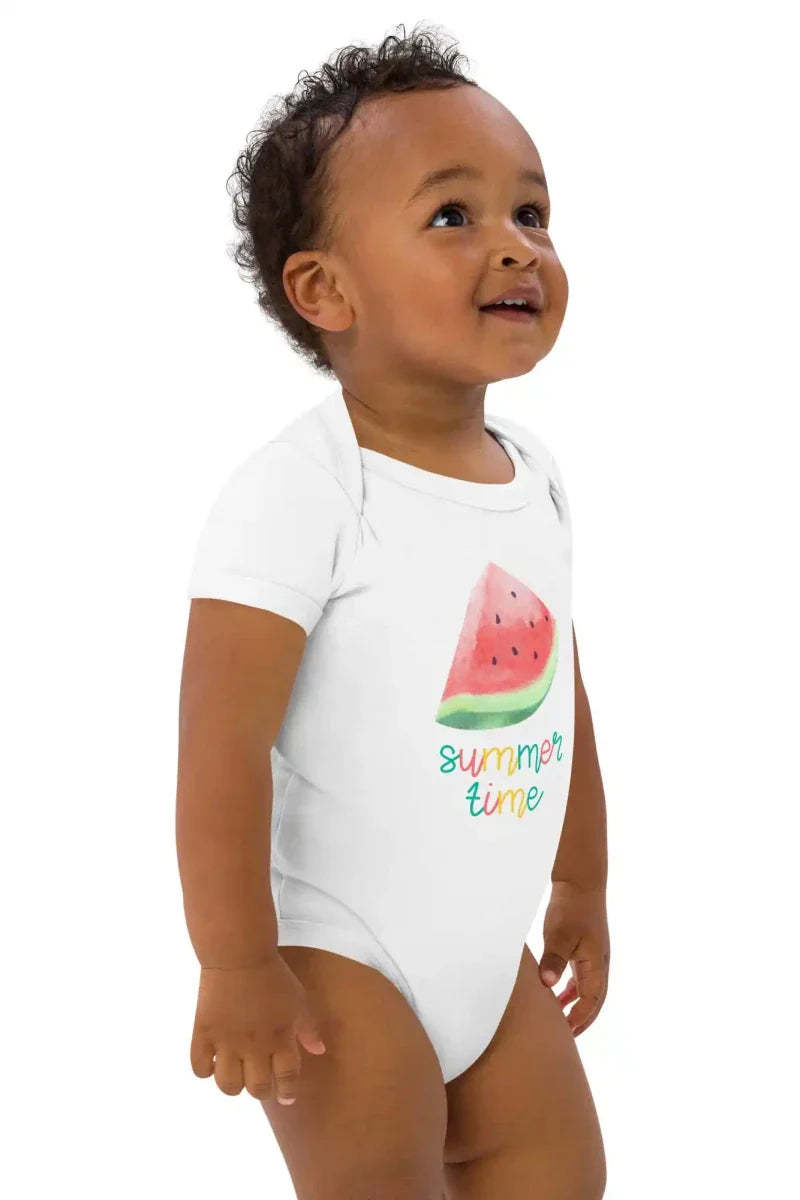 Watermelon Summertime Bodysuit - Cozy Crew Club