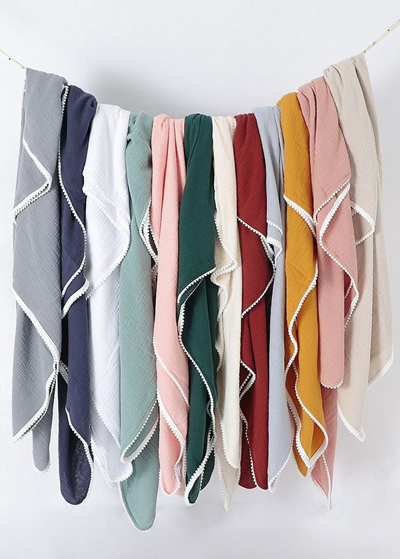 Baby Loves Pom Pom Cozy Crew Club PPLR_HIDDEN_PRODUCT mora-uk.myshopify.com baby-love-stone-pom-pom-baby-blanket-swaddle   10off, excludefromwssistock