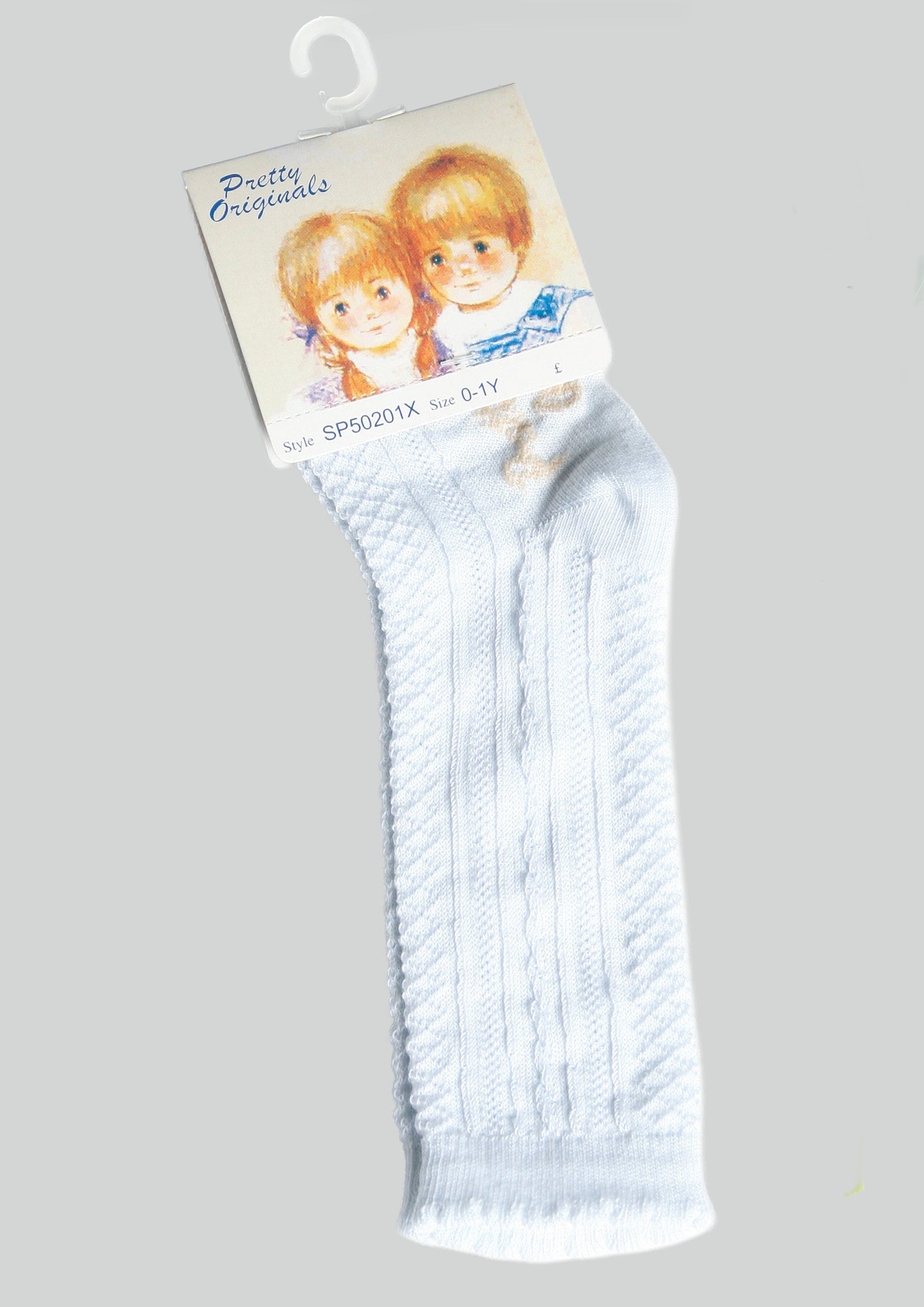 Pretty Originals Pale Patterned Knee Socks