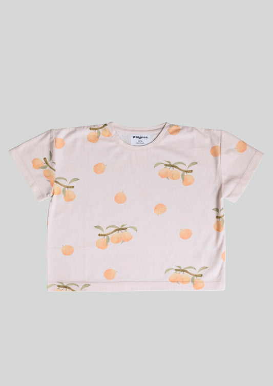 Apricot Print Tee