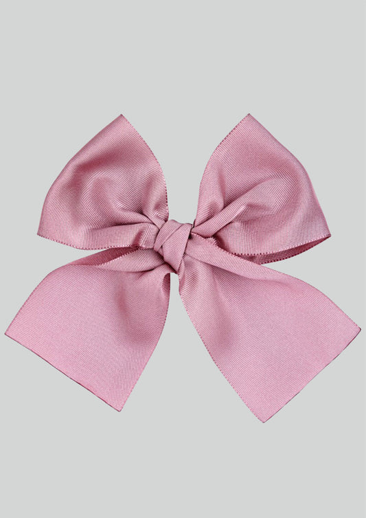 Condor large dusky pink grosgrain hair bow