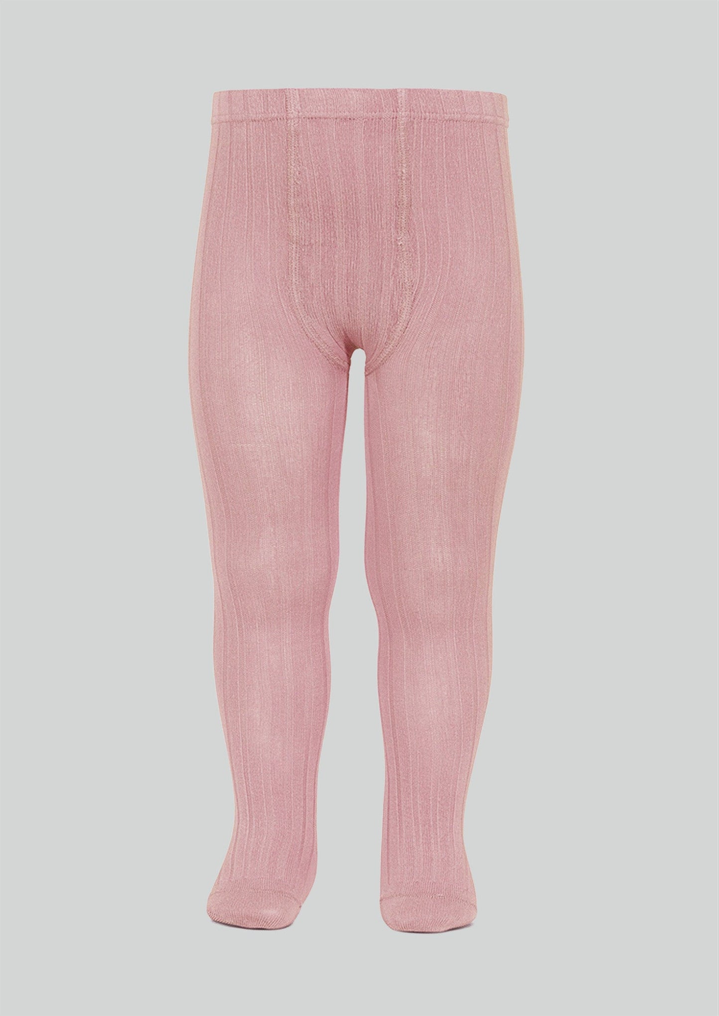 Condor dusky pink ribbed tights