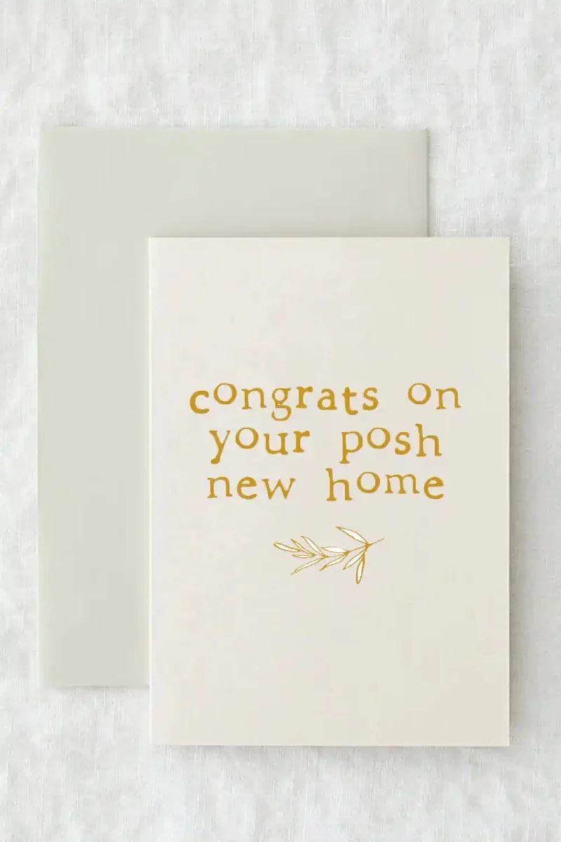 Congrats On Your Posh New Home - Gift Card - Cozy Crew Club