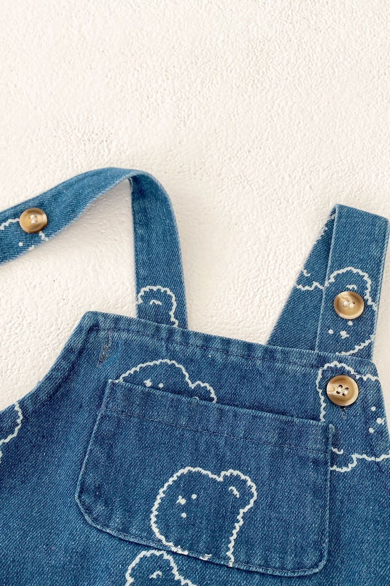 Baby Embroidered Bear Denim Dungarees Cozy Crew Club Dungarees mora-uk.myshopify.com baby-embroidered-bear-denim-dungarees   10off, 5POUND, allproducts, Baby, baby collection, bear, bear collection, BOXINGDAY, China, clothing, daywear, denim, easter50, new in, set, shorts, SSSALE25, summersale24, tshirt, whatnot, zero