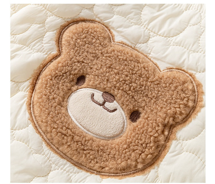 Bear 3 Piece Winter Set Bodysuit, Leggings, Hat