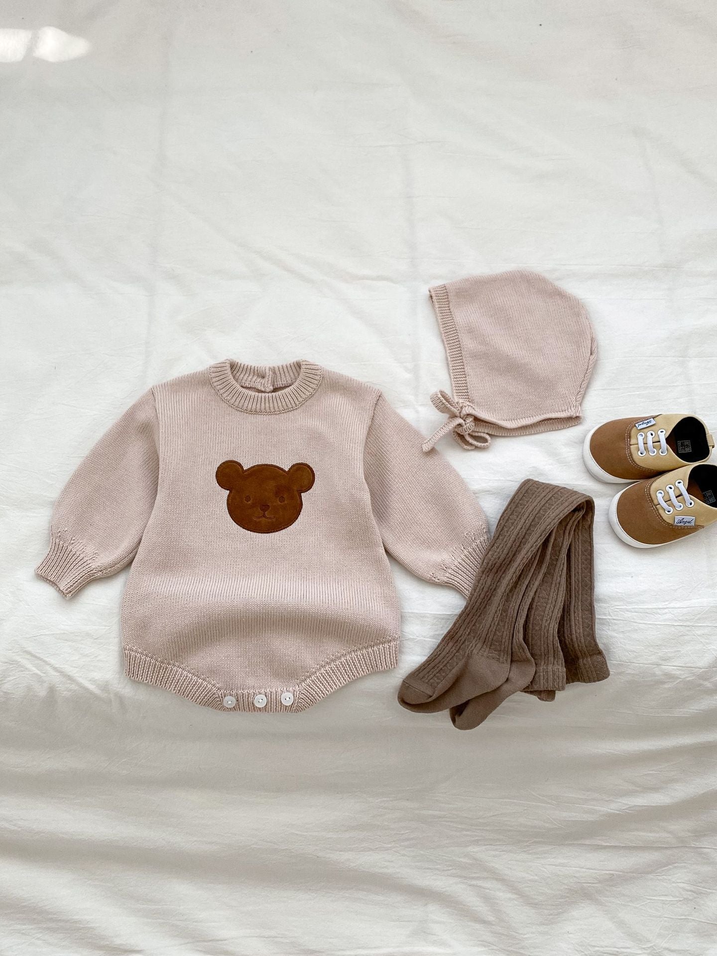 Winter Bear Knitted Bodysuit