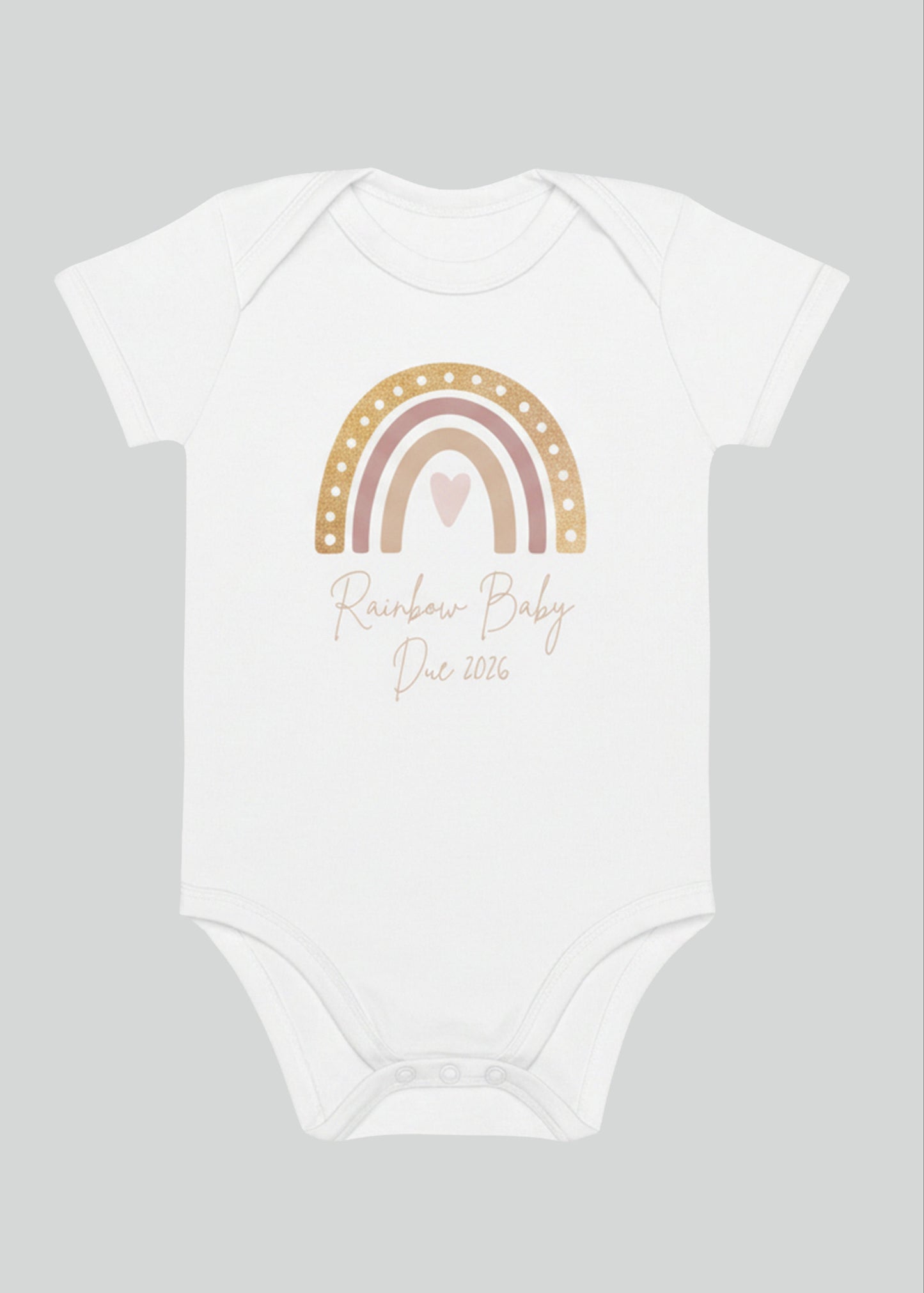 Neutral Heart Baby Due Bodysuit