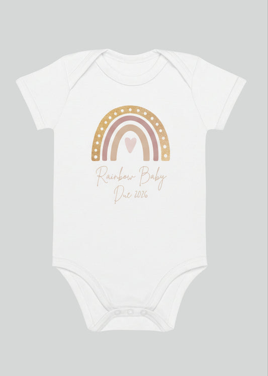 Neutral Heart Baby Due Bodysuit
