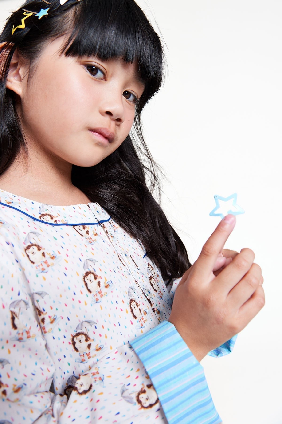 raindrops keep falling - organic cotton kids pyjama set - Kutti Lulu