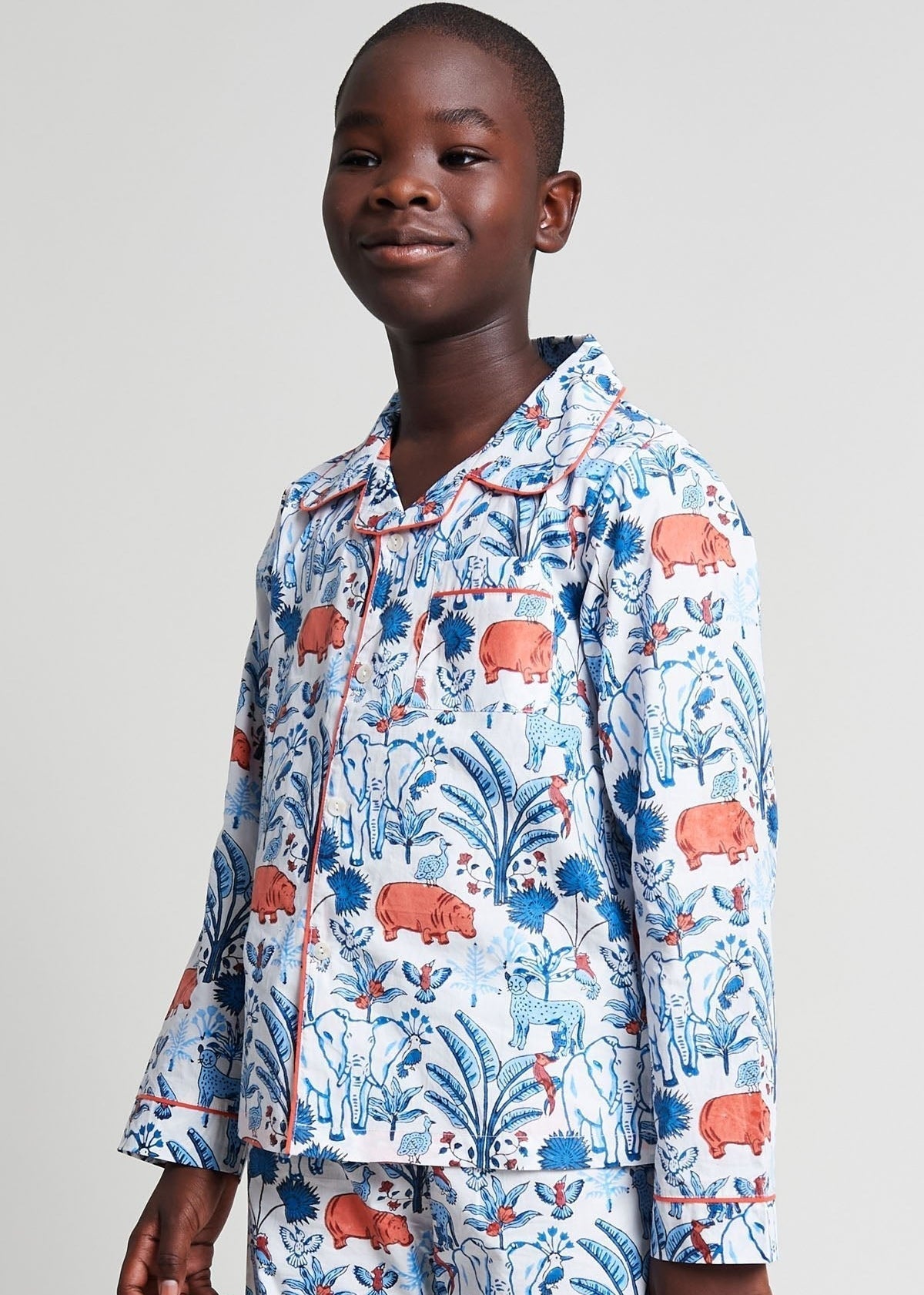 rani's whimsical woods - organic cotton kids pyjama set - Kutti Lulu