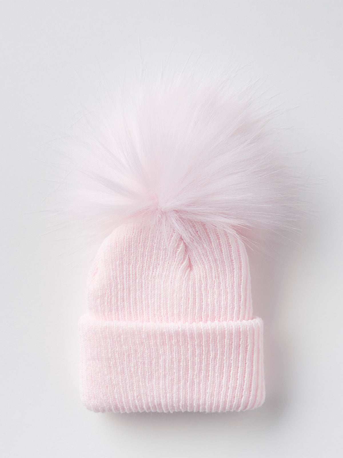 Pom pom hat (up to 3 months) - Rose & Albert