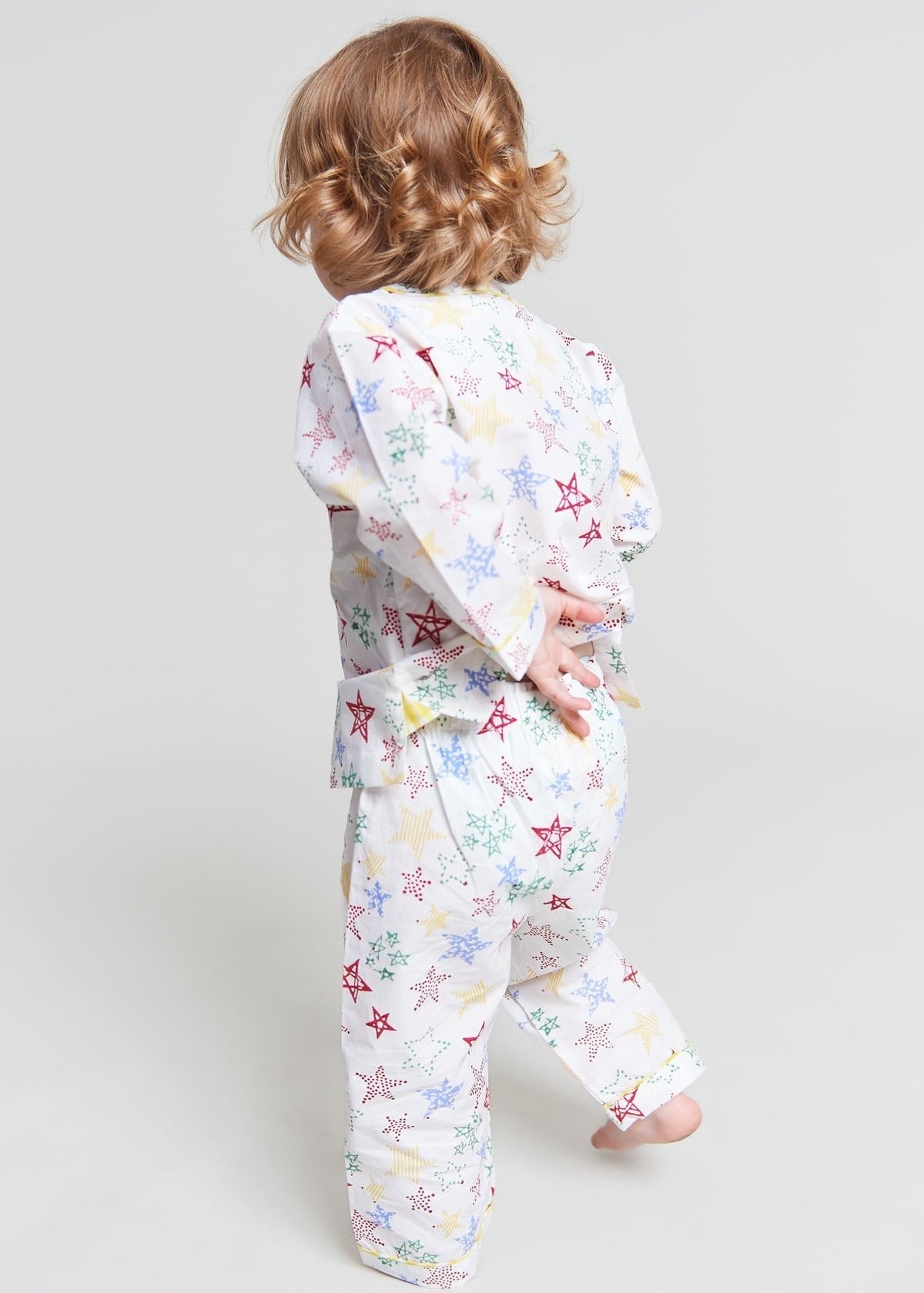 stars shining - organic cotton baby pyjama set - Kutti Lulu