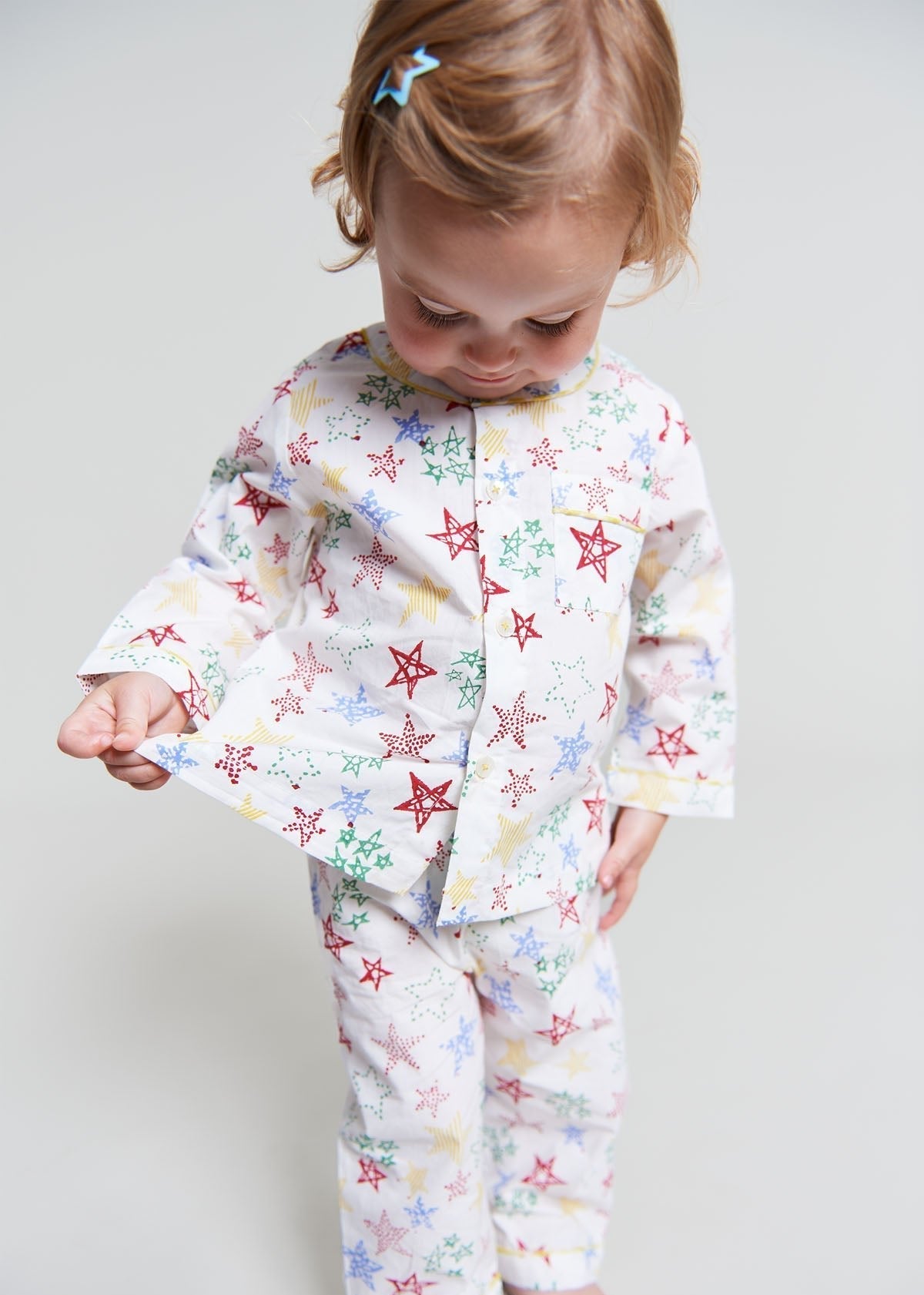 stars shining - organic cotton baby pyjama set - Kutti Lulu