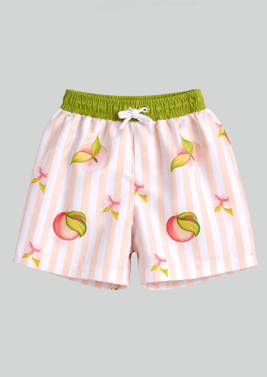 Meia Pata Peaches Swim Shorts in Pink