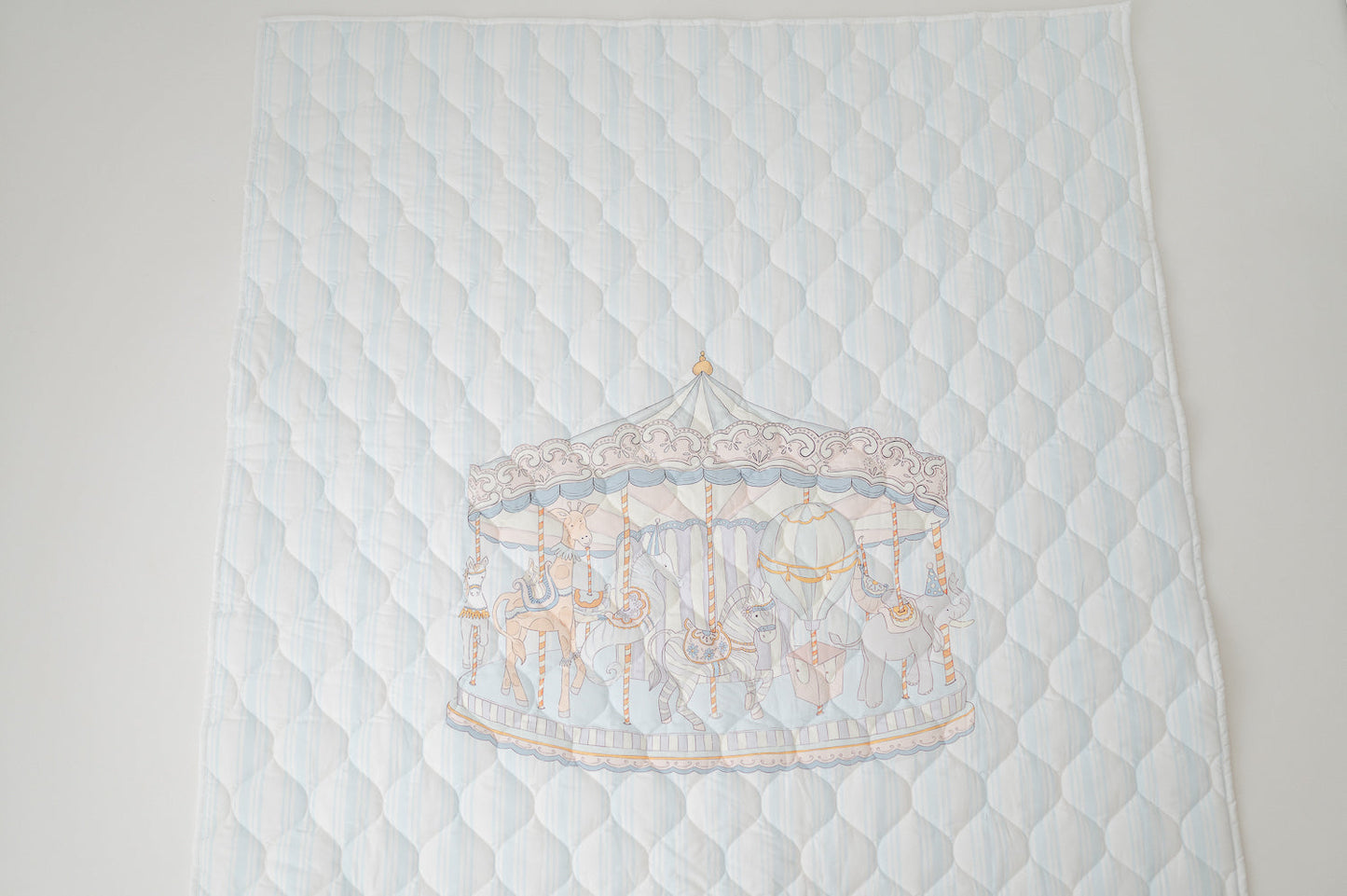 The Gilded Bird 'Carousel' Quilted Playmat - Rose & Albert